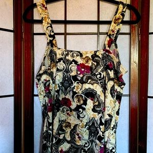 WHBM ruffle tank top